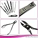 12pcs Stainless Steel Manicure and Pedicure Tool Set w/Rose Case by Drs Pro Choice. Best for Travel or Everyday Nail Maintenance Care. Suitable For Manicure Set for Women and Teens