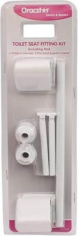 Oracstar Toilet Seat Hinge Replacement White 280x100mm PPS42 view 2