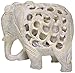 10 Inch Impossible Art - Handmade Soapstone Elephant Figurine Sculpture of Mother Elephant with Baby Inside - Unique Elephant Decor Statue
