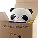 Spark Toys & Games Panda Bear Piggy Bank with Yellow Back-Pack and Book