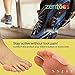 Tailors Bunion or Bunionettes Pinky Toe Protector, Pack of Four Soft Gel Padded Guards to Protect the Tailor Bunion on Your Little Toe by ZenToes