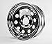 eCustomRim Trailer Rim Wheel 15 in. 15X6 5 Lug Bolt Wheel Chrome Modular Design W/Rivets