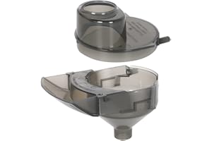 Aquaflosser 2 Pieces Replacement Parts Compatible with Baby Brezza Formula Pro Advanced FRP0046 Replacement Funnel and Cover. Grey, Gray, Funnel01