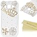 Core Prime Case,Galaxy G360 Case - Mavis's Diary 3D Handmade Bling Crystal Golden Crown Lovely Flowers with Shiny Sparkle Diamond Pearls Clear Slim Hard Cover for Samsung Galaxy Core Prime SM-G360