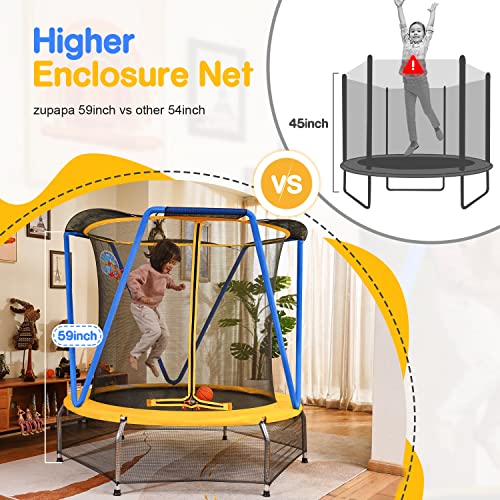 Zupapa NoGap Design Trampoline for Kids Toddler Indoor Outdoor Small