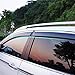 Kust yd314w Auto Window Rain Guards, Rain Guards for Car Window,Window Deflector Fit for 2016 2015 Crv Honda,Pack of 4 Pieces Chrome Windows Visors