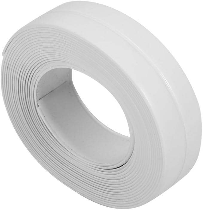 GLOGLOW 2PCS Caulk Strip PE Self Adhesive Sealant Kitchen Caulk Tape