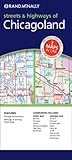 Front cover for the book Rand McNally Streets & Highways of Chicagoland by Rand McNally
