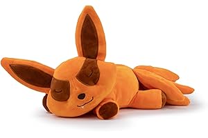 BARRADO Cuddly Toy with Naruto Figures 30 cm - Naruto, Kakashi, Sasuke, Kurama, Naruto Six Path - Collector's Edition - Super Soft Quality (Kurama Sleeping)