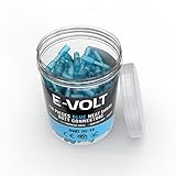 150 PC Blue Heat Shrink Butt Crimp Connectors: 16 14 Gauge Bulk Waterproof Electrical Terminals - Insulated AWG Automotive, Marine, Audio, and Industrial Grade. Hot Melt Adhesive Butt Splice