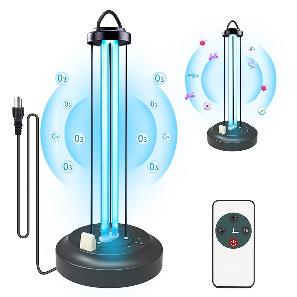 Photo 1 of Sunshiney Quartz Lamp Ozone 38W 110V with Sensor & Three-Step Timing Remote Control (Ozone-Germicidal-Lamp)