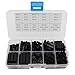 Raogoodcx® 350Pcs M2.5 Male Female Nylon Hex Spacer Standoff Screw Nut Assortment Kit (Nylon M2.5 Black)