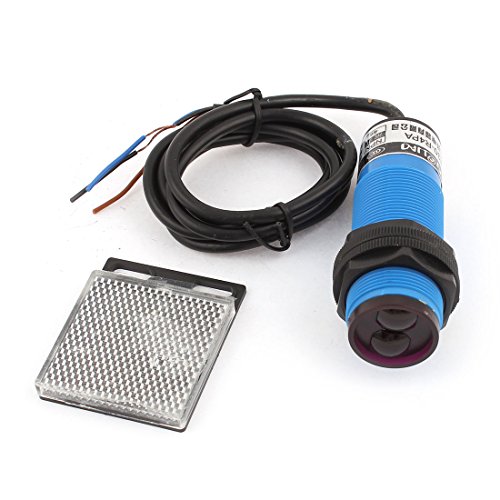 Uxcell E30-R4PA PNP NO 3-Wires 1-4m Sensor Photoelectric Switch DC 10-36V
