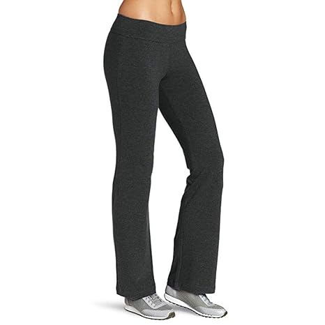 Keepwin Pantalones Yoga Tiro Regular Campana Pantalones de ...
