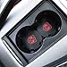 Auto sport 2.75 Inch Diameter Oval Tough Car Logo Vehicle Travel Auto Cup Holder Insert Coaster Can 2 Pcs Pack (Dodge)