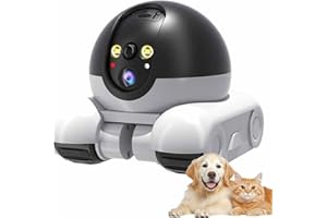 Romi Pal Robot, Blinky Bot Camera, Long Distance Mini Robot Camera on Wheels, Spymate Robots, 360° Night Vision Design, 2 Way