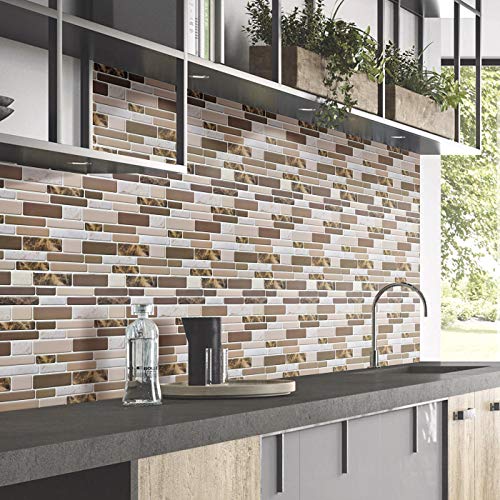 Art3d Kitchen Backsplash Peel And Stick 6Pack Of 12 Inch X 12 Inch