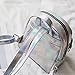 BESTOYARD Holographic Backpack Hologram Satchel Casual Bag Adult Shoulder Bag Satchel Backpack (Sliver)