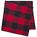 DII Buffalo Check Collection, Classic Farmhouse Cloth Napkin Set, 20x20, Red & Black, 6 Piece