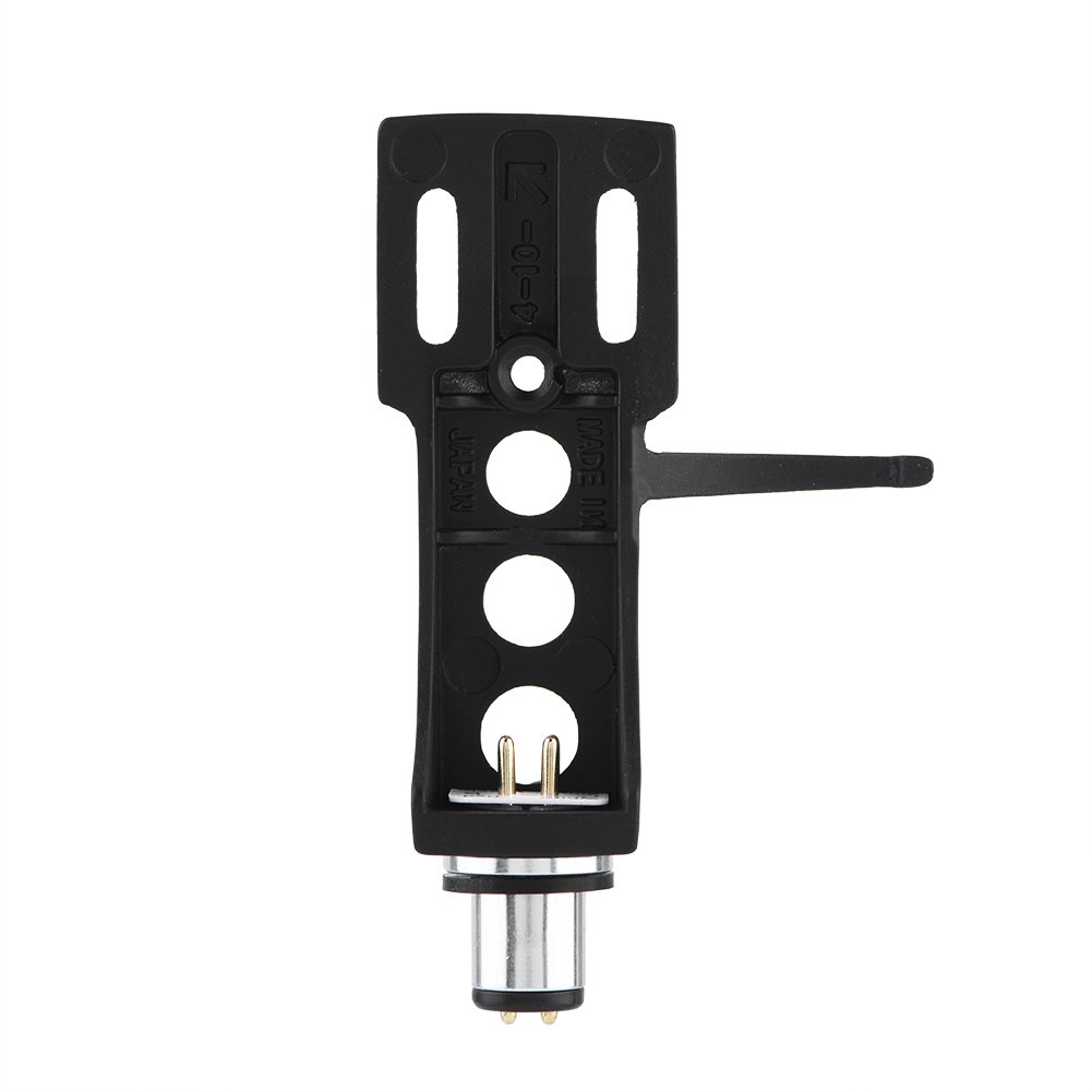 Turntable Headshell Mount, Bewinner Universal LP Turntable Phono Headshell Mount Replacement Turntable Headshell with Lead Wires for Various Phono
