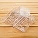 ZOOYOO Clear Plastic Box for Weddings/Party Favors/Packaging Treat Cupcake Transparent Packing Box (3.5x2.4x1.2 inch)