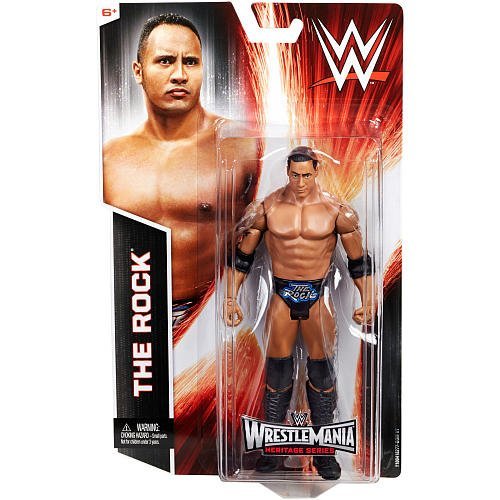 WWE WrestleMania Heritage Series The Rock Figure