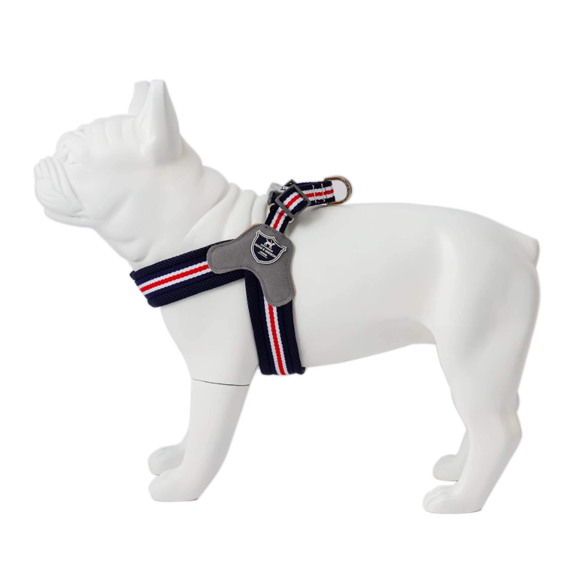 HUGO & HUDSON Easy Walk Dog Harness Adjustable No-Pull Step-in Training Vest, Navy, Size 2