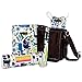 Ah Goo Baby Pacifier Clip, Easy & Quick Velcro Attachment, Zoo Frenzy Pattern