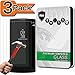 [3-Pack] LG V10 Screen Protector, PThink® [Tempered Glass] [9H Hardness] [Anti-Scratch] [Fingerprint Resistant] [Easy-Install] Glass Screen Protector for LG V10