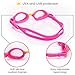 SWIM ELITE Kids Swimming Goggles - Comfortable Adjustable Strap, Anti-Fog, UV Protection, Toddler to Kid Size, Fun and Colorful Case