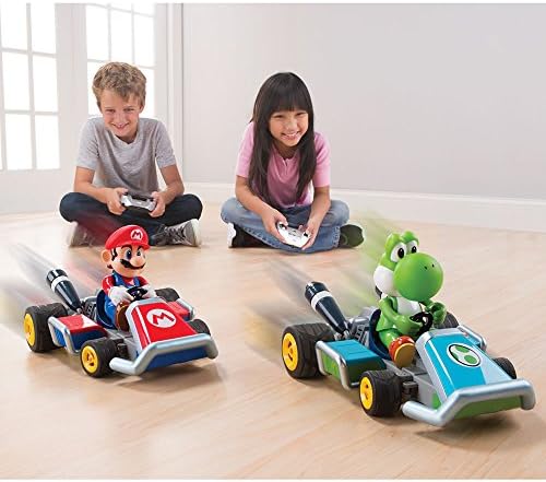 The RC Mario Kart Racers - Mario and Yoshi