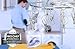 Pro Chef Kitchen Tools Clothes Drying Rack - Round Clothing Racks - Laundry Portable Clothesline Includes 18 Metal Clothespins Hanger Clips Set - Baby Clothes Storage Closet - Herb Hanging Air Dryer