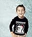 Ugly Christmas Sweater Big Trex Santa - Children Funny Youth Kids Long Sleeve T-Shirt 4T Black