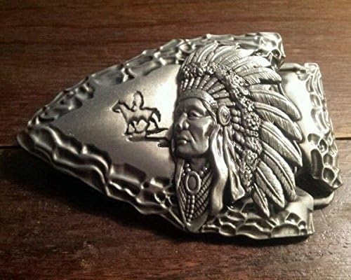 indian arrow head design metal belt buckle great design