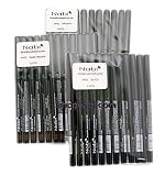 36pcs Nabi Retractable Waterproof Eyeliner (Black, Dark Brown, Brown)