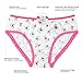 Lucky & Me Lily Girls Underwear, Organic Cotton Briefs, Printed Pattern, 3-Pack, 6