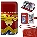 iPhone 6S Plus Wallet Case - Onelee DC Comics Wonder Women Premium PU Leather Case Wallet Flip Stand 5.5