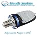 Dephen 54W LED Corn Bulb,Rotatable Mogul Base E39 Led Corn Light,7000Lm (200W Metal Halide Eq.), 5000K Daylight,180° Beam Angle Outdoor Area lighting for Street,Parking Lot Shoebox,Wall Pack