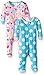Gerber Baby Girls 2 Pack Footed Sleeper, Owls/Big Dots, 12 Months