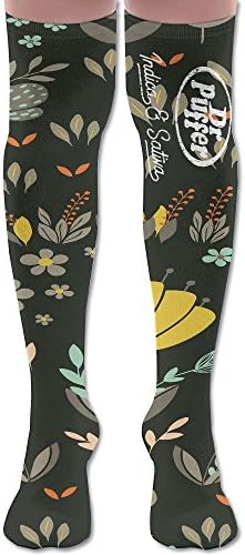 Women's Tube Stockings, Dr Puffer Indica Sativa Knee High Sock Winter Socks For Running,Walking, Hiking