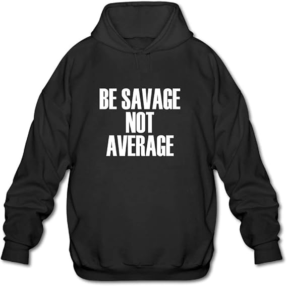savage not average hoodie