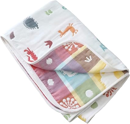 Amazon 国産 ６重ガーゼケット Zoo 85 115 日本製 タオルケット ガーゼケット ベビー マタニティ 通販