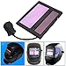 WELDTOOLS Welding Helmet Replacement Lens Solar Powered Weld/Grind Selectable Mask Protector for Arc Tig Mig Grinding Plasma Cutting