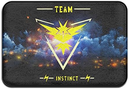 POKEMON GO GO TEAM INSTINCT Non-slip House Garden Gate Carpet Door Mat Floor Pads