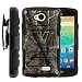 LG Transpyre Case, LG Transpyre Holster, Two Layer Hybrid Armor Hard Cover with Built in Kickstand for LG Transpyre VS810PP, LG Tribute LS660, LG Optimus F60 (Verizon, Virgin Mobile, MetroPCS) from MINITURTLE | Includes Screen Protector - Nature's Camouflage