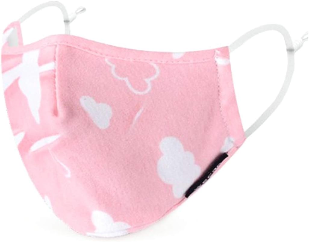 Kapmore Kids Mouth Cover Warm Washable 5 Layer Protective Dustproof Facial Cover Half Face Cover