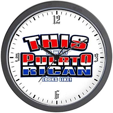 Amazon Com Bcwaygod What Puerto Rican Looks Like Flag Wall Clock