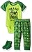 John Deere Baby Boys' Bodyshirt Set, Lime Green/Green, 3/6M