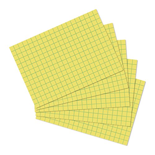 Herlitz Index Cards A6 (a6 Yellow