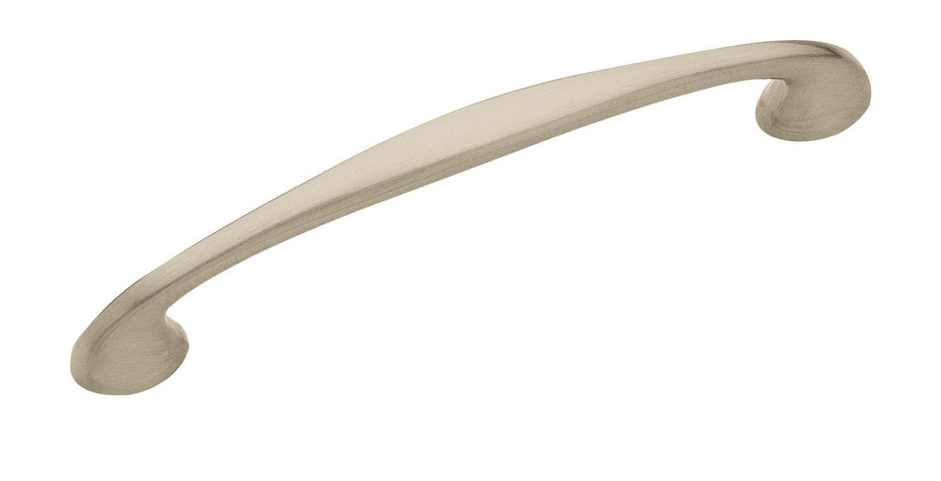 Amerock | Cabinet Pull | Satin Nickel | 3-3/4 inch (96 mm) Center to Center | Everyday Heritage | 1 Pack | Drawer Pull | Drawer Handle | Cabinet Hardware